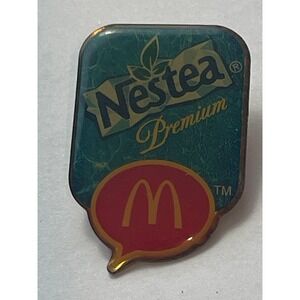 Vintage Nestea Premium McDonald's Collaboration Enamel Pin Collectible 00799